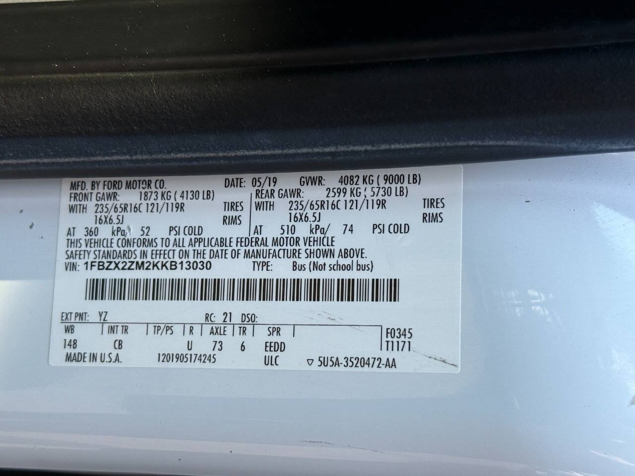 Used 2019 Ford Transit 350 XL RWD image 31