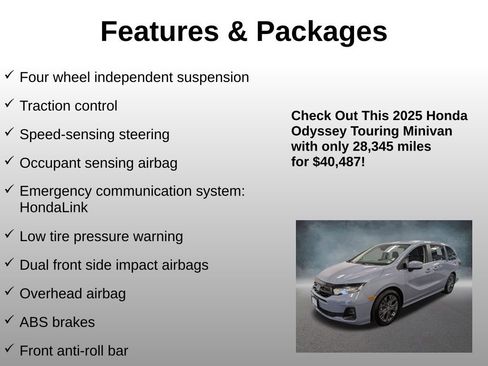 Certified 2025 Honda Odyssey Touring image 16