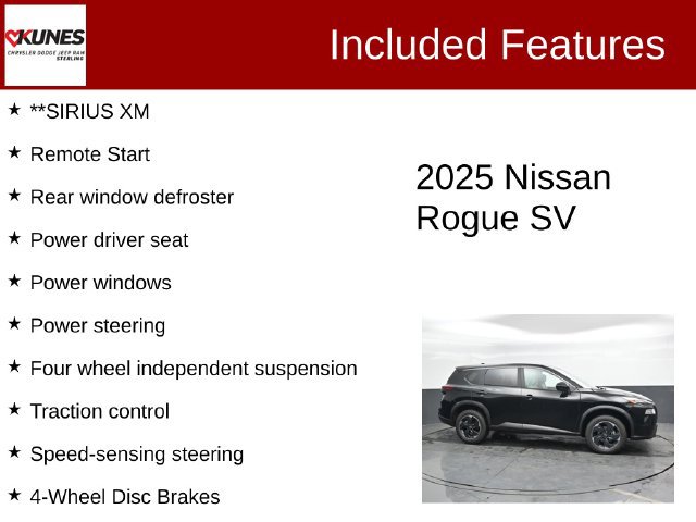 Used 2025 Nissan Rogue SV AWD/4WD image 3