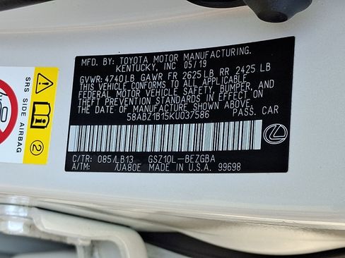Used 2019 Lexus ES 350 FWD image 27