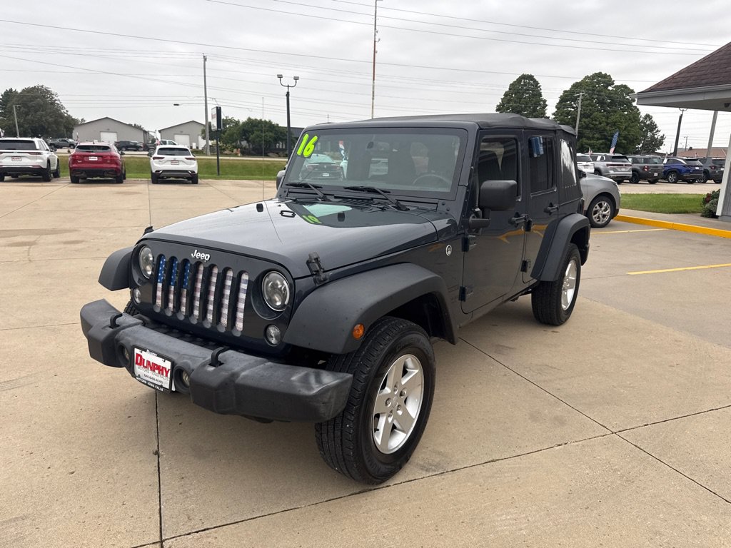 Used 2016 Jeep Wrangler Unlimited Sport w/ Quick Order Package 23S AWD/4WD image 1
