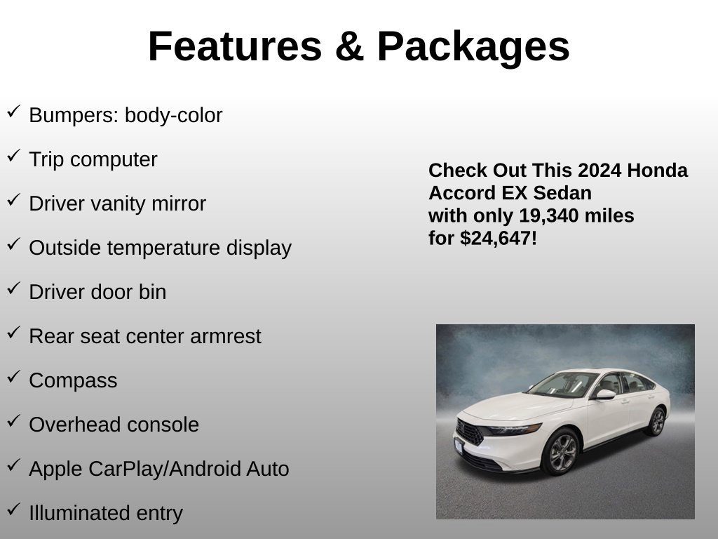Used 2024 Honda Accord EX image 24