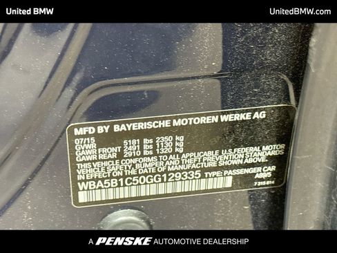 Used 2016 BMW 535i Sedan RWD image 22