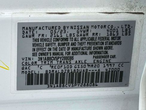 Used 2023 Nissan Sentra SV w/ SV Premium Package FWD image 17