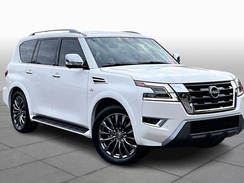 Used 2021 Nissan Armada Platinum w/ Captain's Chairs Package image 2