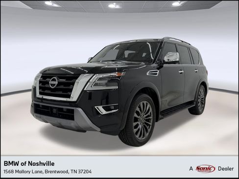 Used 2023 Nissan Armada Platinum w/ Cargo Package RWD image 1