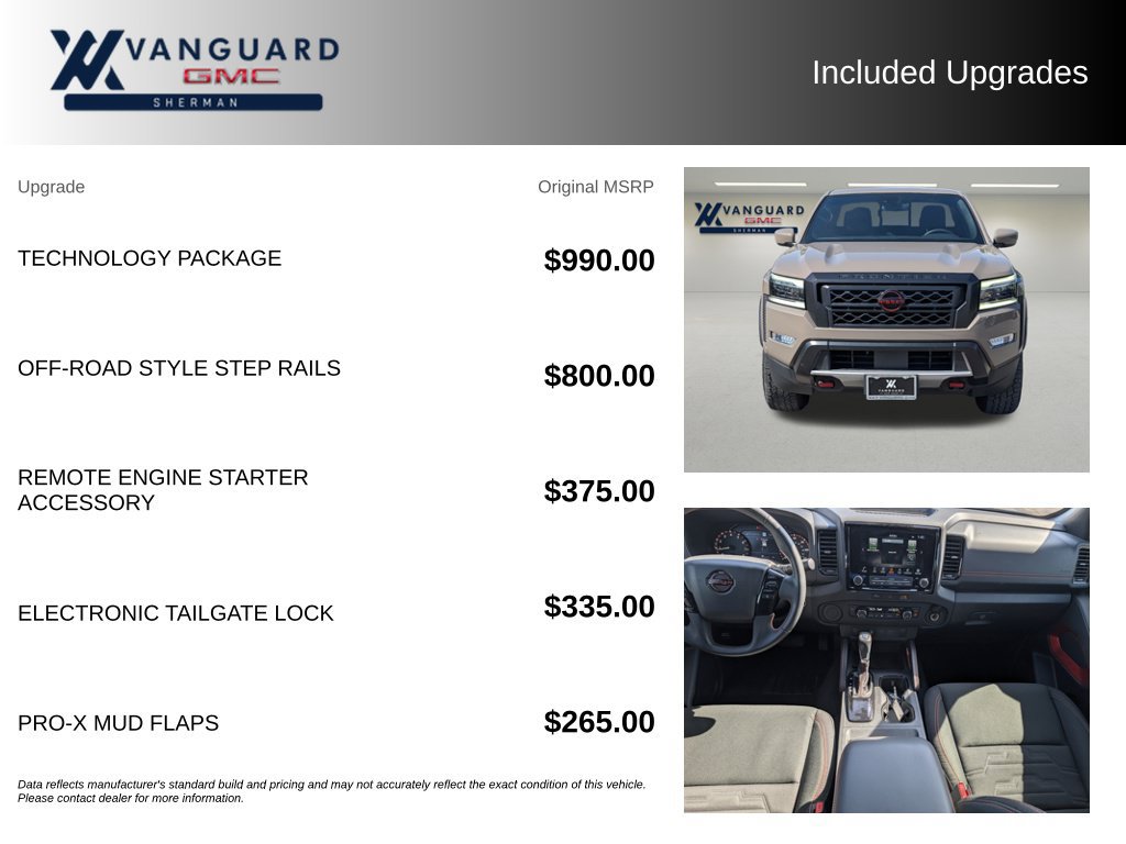 Used 2024 Nissan Frontier Pro-X w/ Technology Package RWD image 9