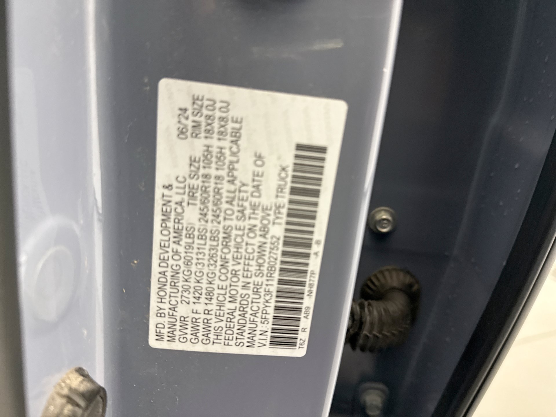 Used 2024 Honda Ridgeline Sport image 22