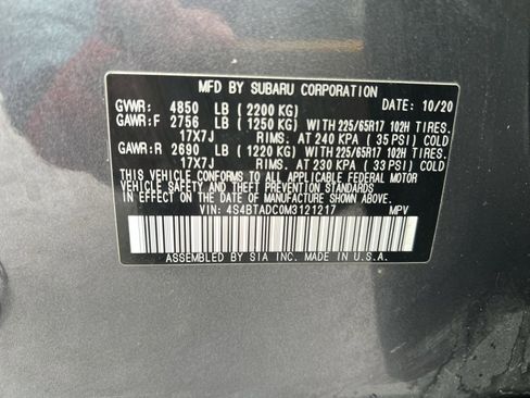 Used 2021 Subaru Outback Premium image 27