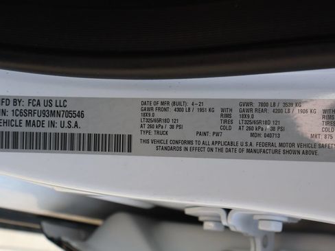 Used 2021 RAM 1500 TRX w/ TRX Level 2 Equipment Group AWD/4WD image 60