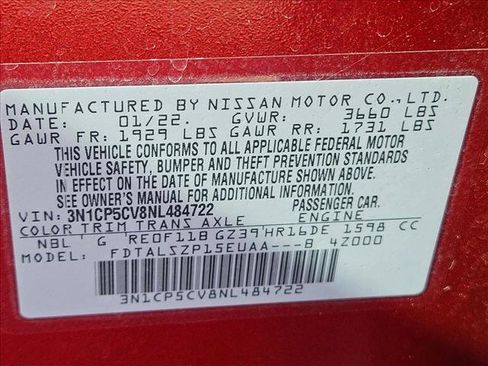 Used 2022 Nissan Kicks SV image 15