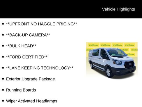 Certified 2024 Ford Transit 250 Low Roof w/ Exterior Upgrade Package image 12