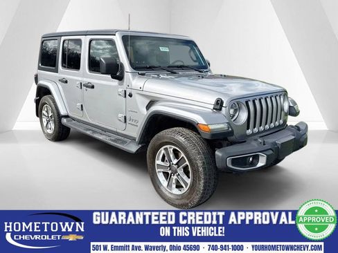Used 2018 Jeep Wrangler Unlimited Sahara w/ Uconnect 4C Nav & Sound Group image 1