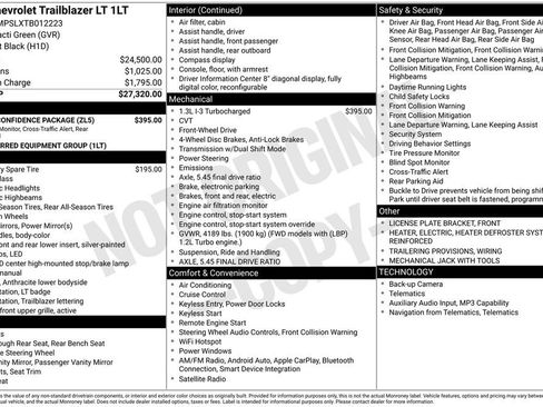 Used 2026 Chevrolet TrailBlazer LT w/ Driver Confidence Package image 17