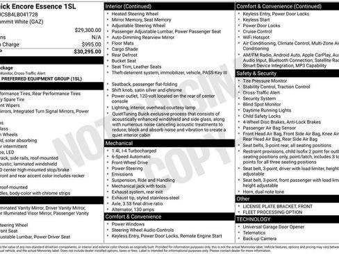 Used 2020 Buick Encore Essence image 8