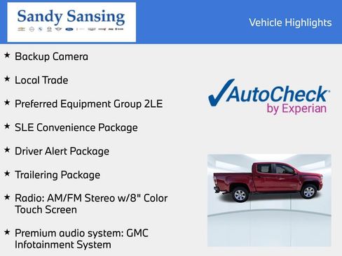 Used 2018 GMC Canyon SLE w/ SLE Convenience Package image 7