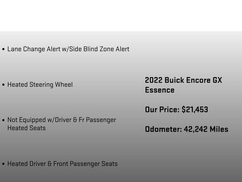 Used 2022 Buick Encore GX Essence w/ Experience Buick Package image 24