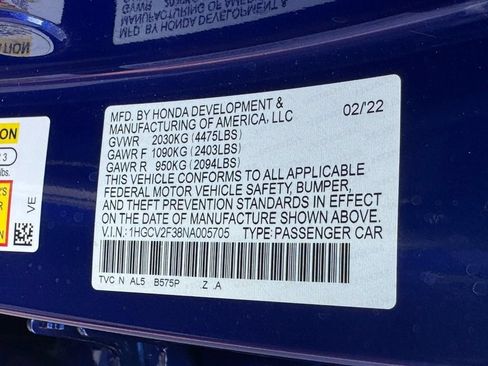 Used 2022 Honda Accord Sport image 27