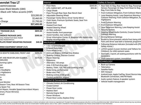 Used 2026 Chevrolet Trax LT w/ Sunroof Package FWD image 36