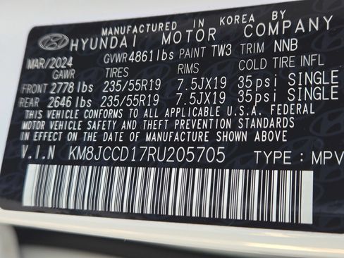 Certified 2024 Hyundai Tucson SEL AWD/4WD image 32