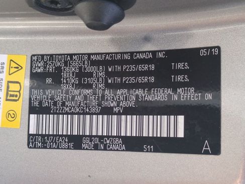 Used 2019 Lexus RX 350 FWD w/ Accessory Package image 23