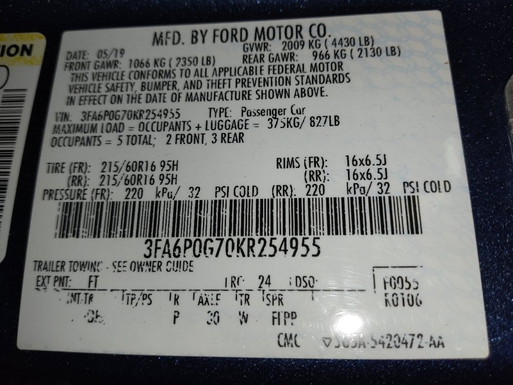 Used 2019 Ford Fusion S FWD image 33