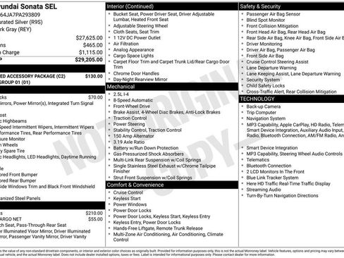 Used 2023 Hyundai Sonata SEL w/ Preferred Accessory Package FWD image 11