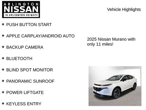New 2025 Nissan Murano SL w/ Cargo Package image 8