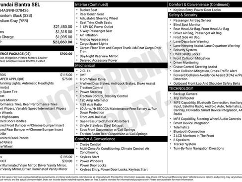 Used 2022 Hyundai Elantra SEL w/ Convenience Package FWD image 27