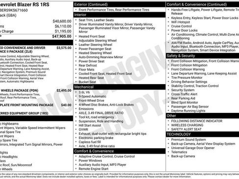 Used 2019 Chevrolet Blazer RS image 5