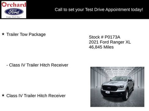 Certified 2021 Ford Ranger XL w/ Equipment Group 101A High AWD/4WD image 7