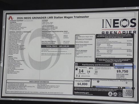 New 2026 INEOS Grenadier AWD/4WD image 22
