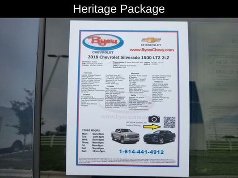Used 2018 Chevrolet Silverado 1500 LTZ Z71 w/ Centennial Edition AWD/4WD image 14