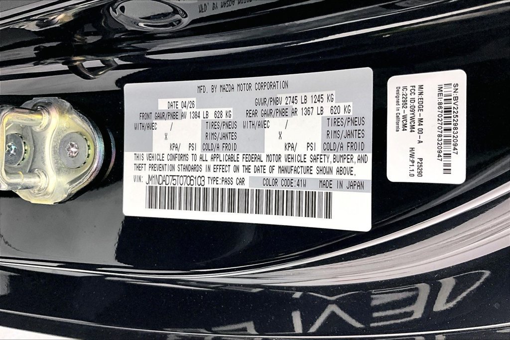 New 2026 MAZDA MX-5 Miata Grand Touring RWD image 19
