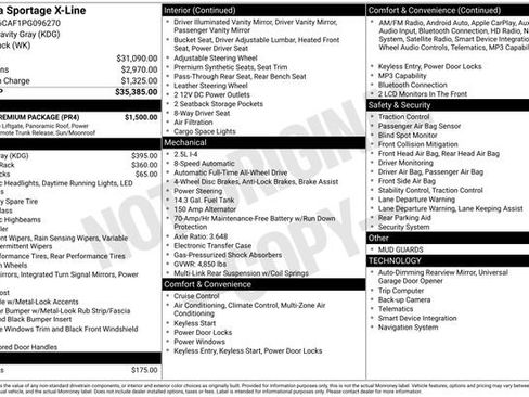 Certified 2023 Kia Sportage X-Line w/ X-Line Premium Package AWD/4WD image 29