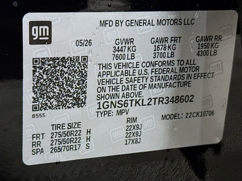 New 2026 Chevrolet Tahoe High Country AWD/4WD image 34
