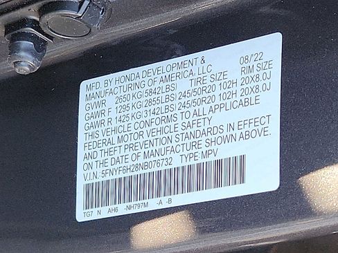 Certified 2022 Honda Pilot Special Edition image 26