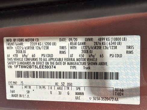 Used 2020 Ford F250 Lariat AWD/4WD image 23