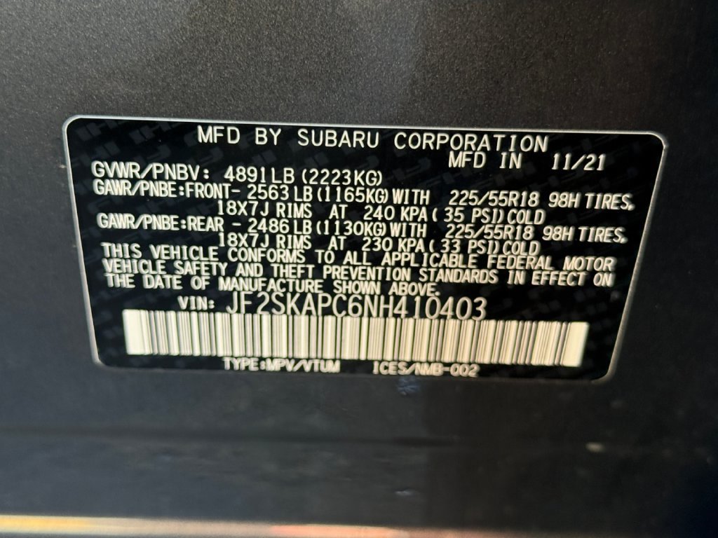 Used 2022 Subaru Forester Limited w/ Popular Package #2 AWD/4WD image 29