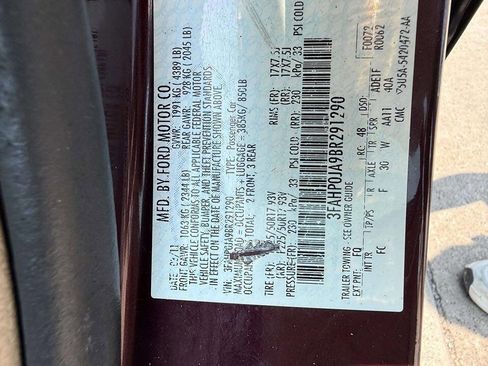 Used 2011 Ford Fusion SEL w/ 301A Rapid Spec Order Code image 21