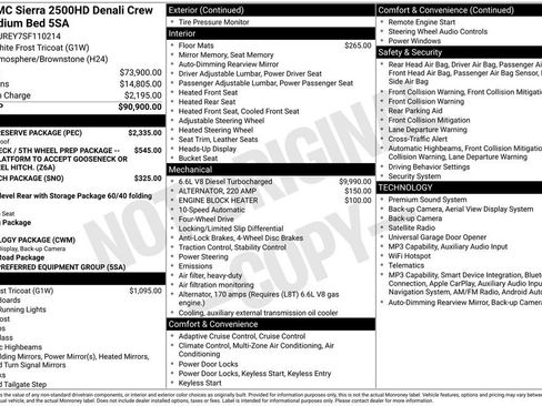 Used 2025 GMC Sierra 2500 Denali w/ Denali Reserve Package AWD/4WD image 4