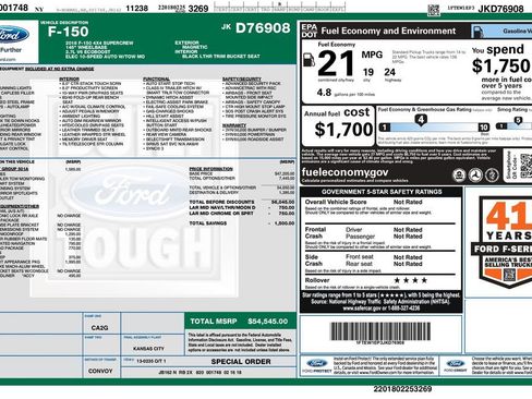 Used 2018 Ford F150 Lariat AWD/4WD image 3