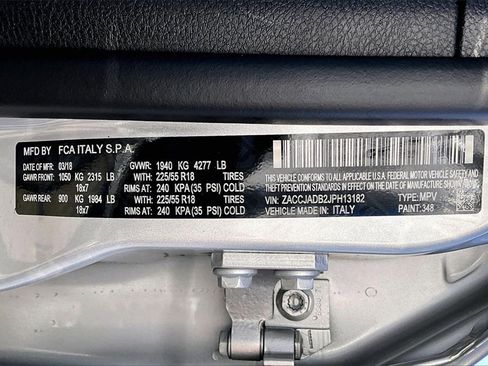 Used 2018 Jeep Renegade Limited w/ UConnect 8.4 Nav Group image 36