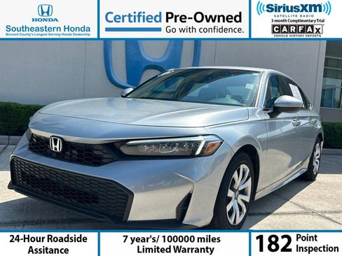 Certified 2025 Honda Civic LX image 1
