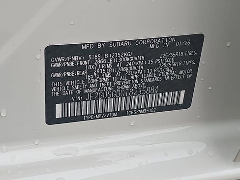 New 2026 Subaru Crosstrek 2.5i Sport AWD/4WD image 36