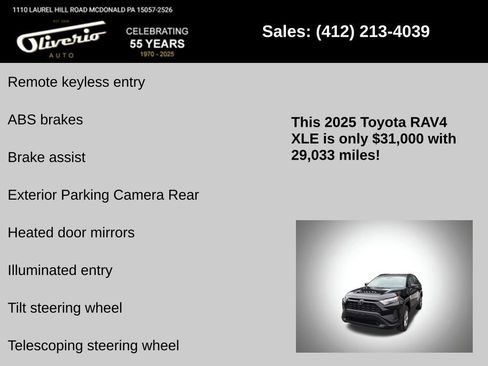 Used 2025 Toyota RAV4 XLE image 10