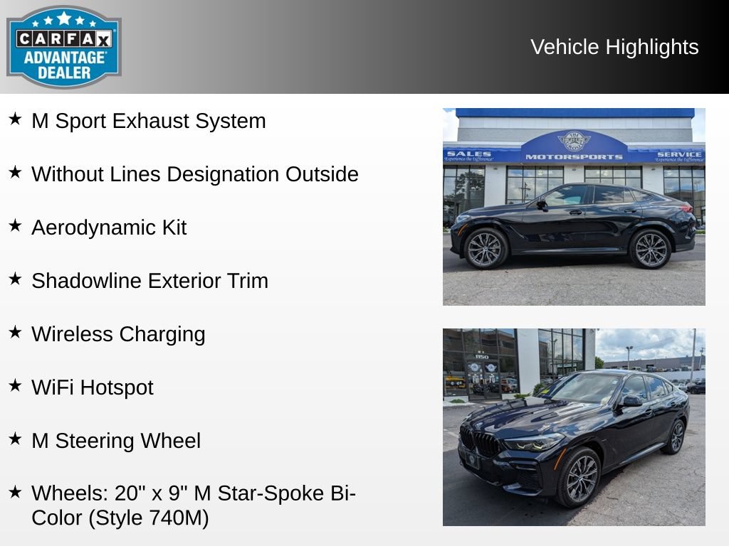Used 2023 BMW X6 xDrive40i w/ M Sport Package AWD/4WD image 8