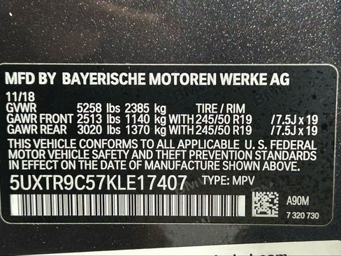 Used 2019 BMW X3 xDrive30i w/ Convenience Package image 41