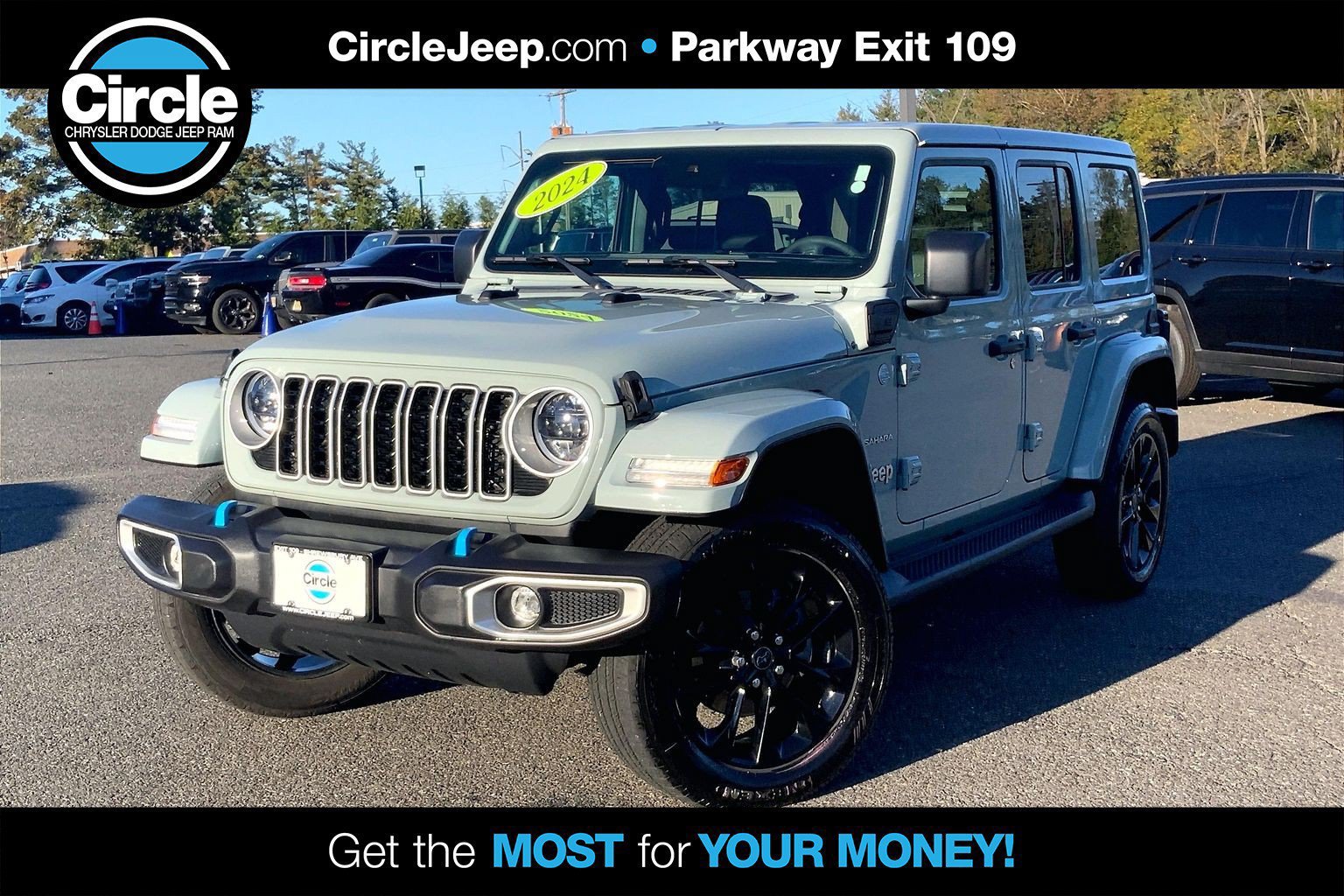 Certified 2024 Jeep Wrangler Unlimited Sahara w/ Safety Group AWD/4WD 360° Tour