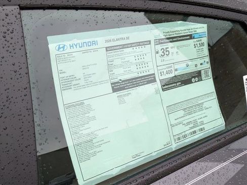 New 2026 Hyundai Elantra SE w/ Cargo Package image 23